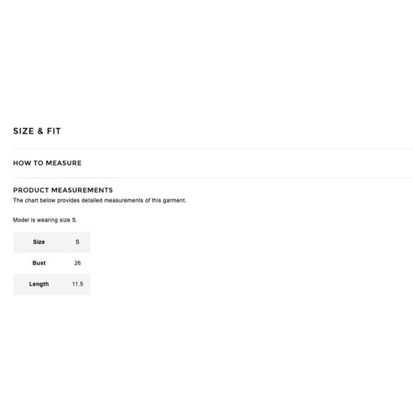 Casablanca Cut Out Ribbed Bralette in White Small New Womens Cropped Tube Top - Picture 9 of 10